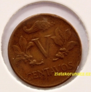 Kolumbie - 5 centavos 1957