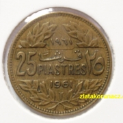 Libanon - 25 piastres 1961