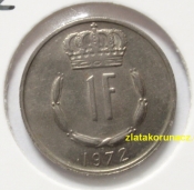 Luxembursko - 1 frank 1972