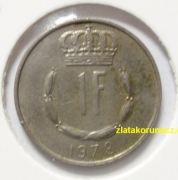 Luxembursko - 1 frank 1978