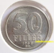 Maďarsko - 50 filler 1968