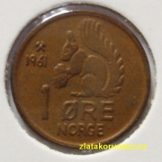 Norsko - 1 ore 1961