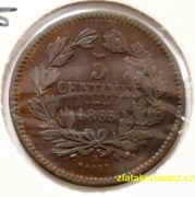 Luxembursko - 5 centimes 1855