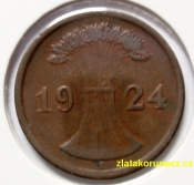 Německo - 2 Reichspfennig 1924 E