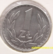 Polsko - 1 zloty 1975 bez mincovny