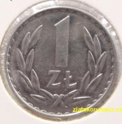 Polsko - 1 zloty 1977 