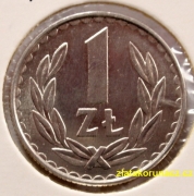 Polsko - 1 zloty 1983 