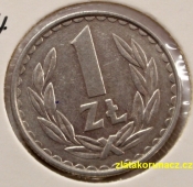 Polsko - 1 zloty 1984 