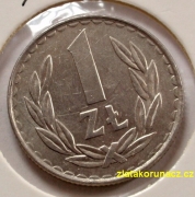 Polsko - 1 zloty 1987 