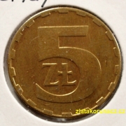 Polsko - 5 zlotych 1986