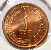 Singapur - 1 cent 1975