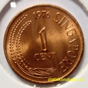 Singapur - 1 cent 1976
