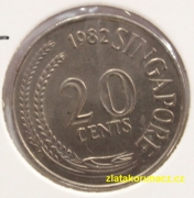 Singapur - 20 cents 1982
