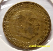 Španělsko - 1 peseta 1963 (64)