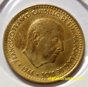 Španělsko - 1 peseta 1966 (70)