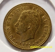 Španělsko - 1 peseta 1975 (77)