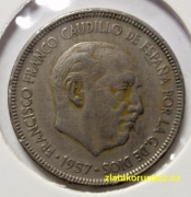 Španělsko - 5 pesetas 1957 (64)
