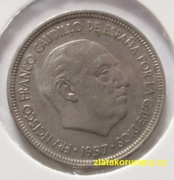 Španělsko - 5 pesetas 1957 (73)