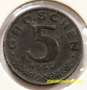 Rakousko - 5 groschen 1953