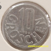 Rakousko - 10 groschen 1966