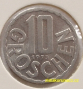 Rakousko - 10 groschen 1973