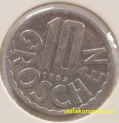 Rakousko - 10 groschen 1982