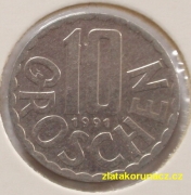 Rakousko - 10 groschen 1991