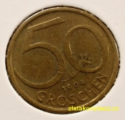 Rakousko - 50 groschen 1984