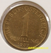 Rakousko - 1 schilling 1987