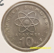 Řecko - 10 drachmes 1986