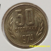 Bulharsko - 50 stotinki 1974