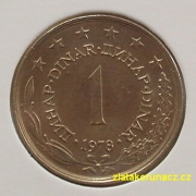 Jugoslávie - 1 dinar 1978