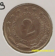 Jugoslávie - 2 dinar 1979