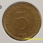 Jugoslávie - 5 dinar 1983