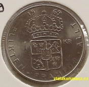 Švédsko - 1 krona 1969 U
