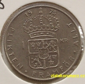 Švédsko - 1 krona 1973 U