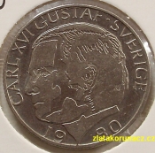 Švédsko - 1 krona 1980 U