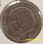 Švédsko - 1 krona 1981 U