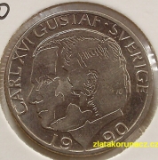 Švédsko - 1 krona 1990 D