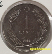 Turecko - 1 lira 1966