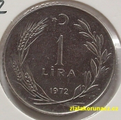 Turecko - 1 lira 1972