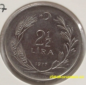 Turecko - 2 1/2 lira 1977