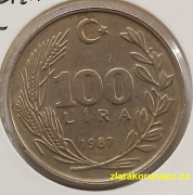 Turecko - 100 lira 1987