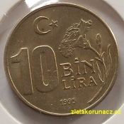 Turecko - 10000 lira (10 bin lira) 1995