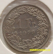 Švýcarsko - 1 frank 1979