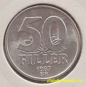 Maďarsko - 50 filler 1987