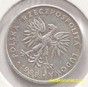 Polsko - 5 zlotych 1989