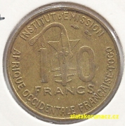 Afrika - Centrální východní - 10 francs 1957