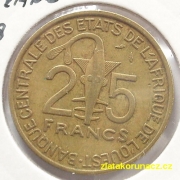 Afrika - Centrální východní - 25 francs 1978