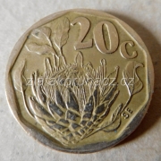 Afrika jižní - 20 cent 1992